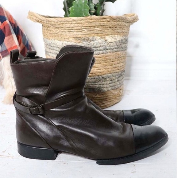 Alexander Wang Ankle Boots,  Size 41 EU 10.5 / 11 US Ladies Dark Chocolate Brown - Picture 8 of 9